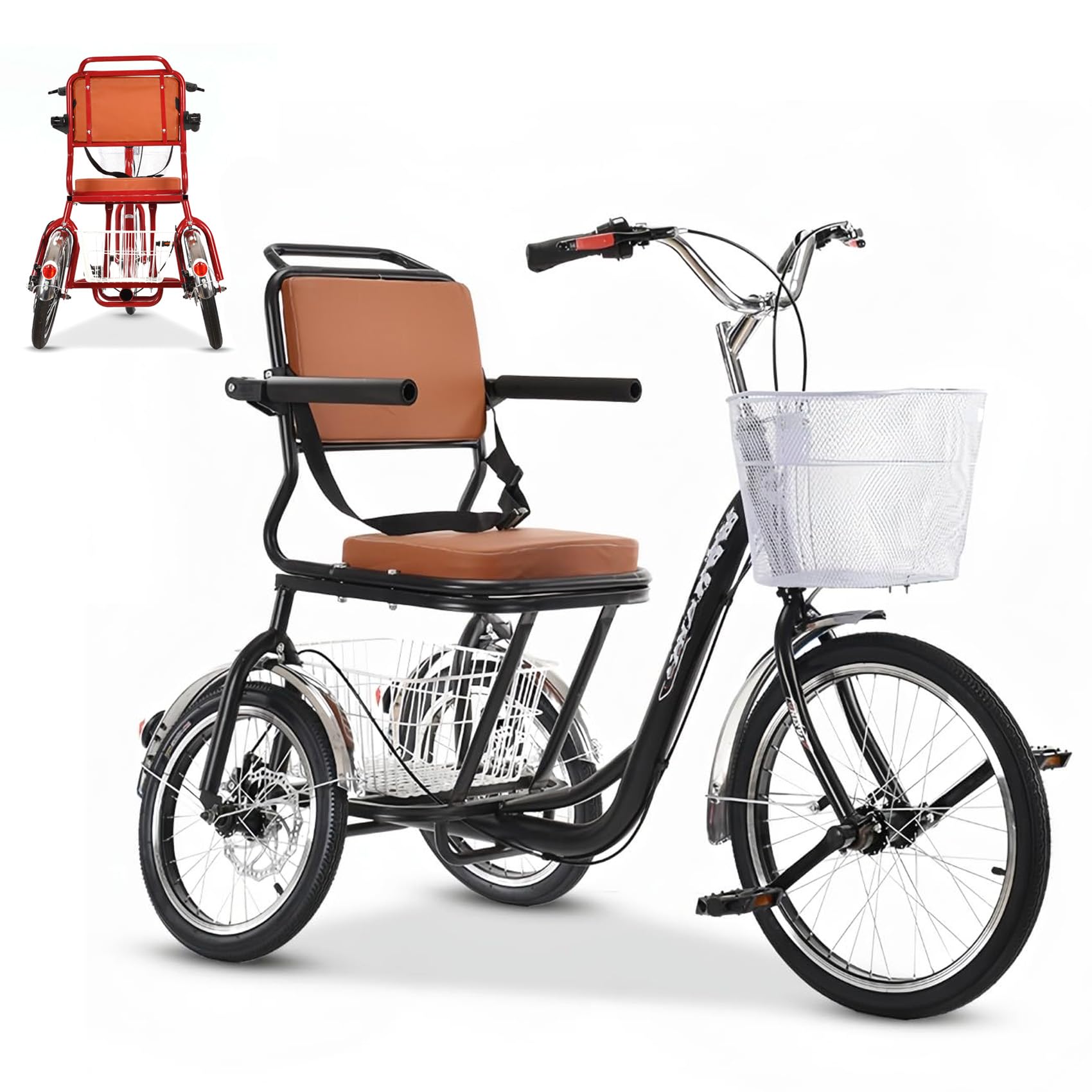 楽天市場】三輪車 大人用（カラーブラック）の通販