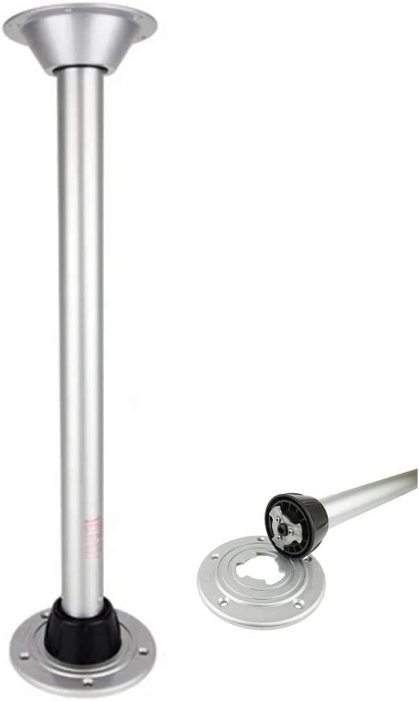 テーブル脚アルミ合金取り外し可能、家具脚可動、1ピース、キャンピングカー/ヨット/バステーブルサポ..