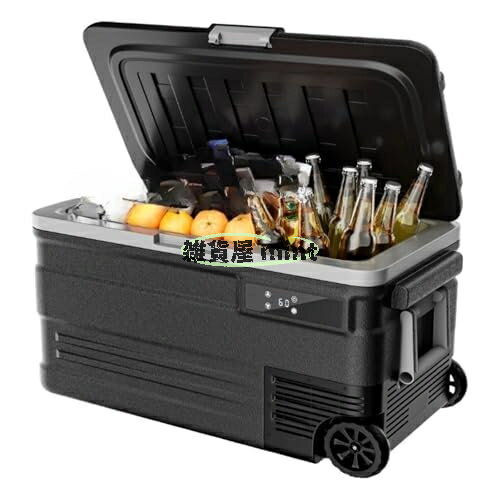 Rakuten - 車載冷蔵庫 75L ポータブル カー冷蔵庫 ポータブル冷凍庫 コンプレッサー 20℃～20℃ 急速冷凍 冷凍庫 クーラー アイスボックス 涼しさを保つ キャンプ 釣り 旅行 トラック ボート