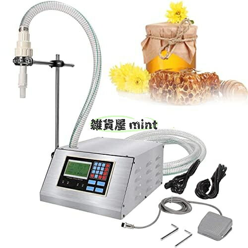 自動液体充填機 17L ボトル充填機 ペーストと液体 水 化粧品クリーム用のドリップ防止ノズルと食品グレードのシリコンチューブを備えた電気デジタル制御ダイアフラムポンプ
