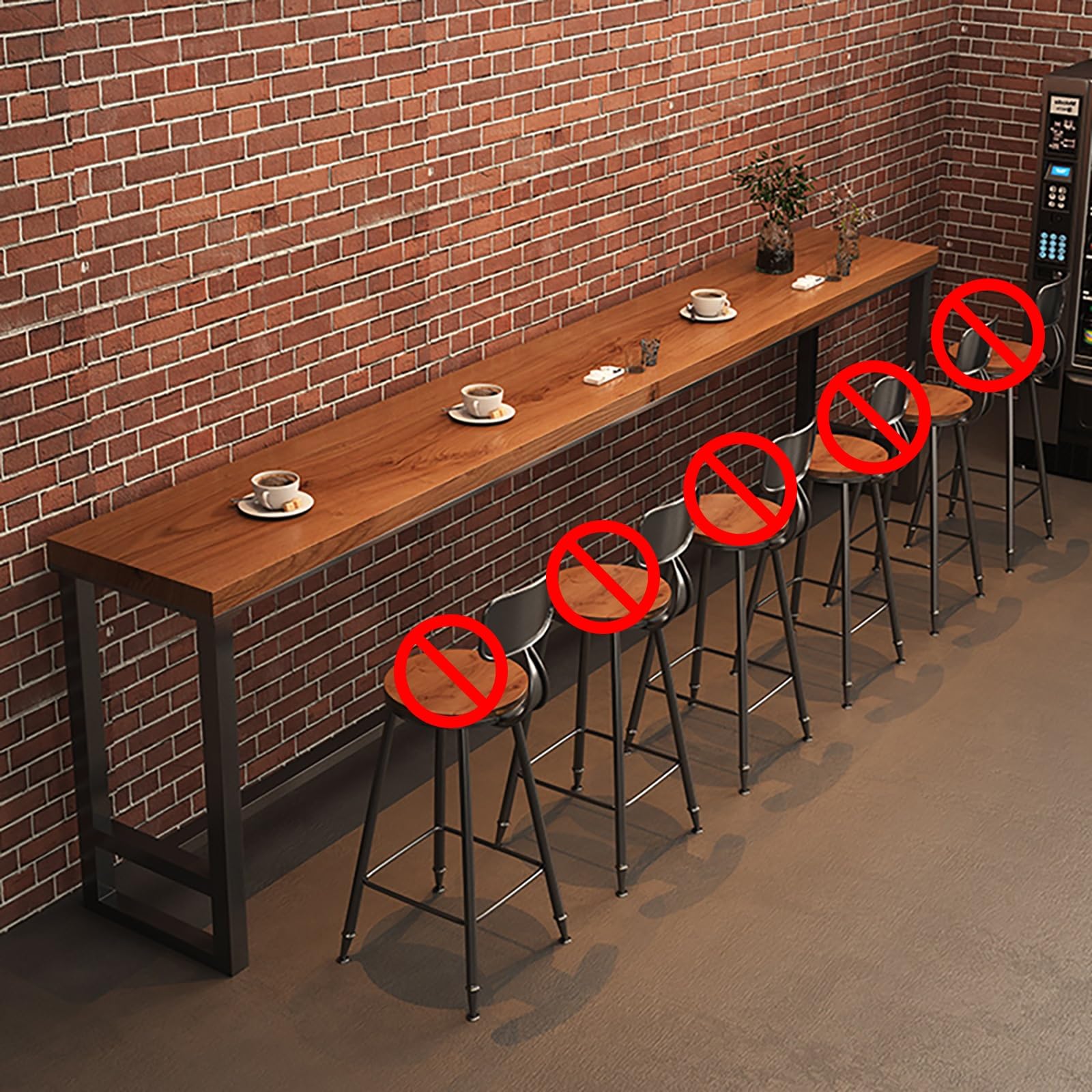 無垢材製 カウンターテーブル テーブル バーカウンターテーブル 長方形のバーテーブル 安定した耐荷重性 頑丈で耐久性のある ダイニングテーブルウンター 組み立てが簡単 傷がつきにくく 安全で環境に優しい ハイテーブル バー コーヒーショップ などに適しています