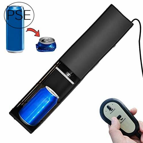 電動缶クラッシャー 16オンス金属缶クラッシャー 電気圧縮付き壁掛けアルミ缶クラッシャー ソーダビール コーラ缶 ウォーターボトル用壁掛けクラッシャー 頑丈スマッシャー, 電動缶破砕機 PSE認証