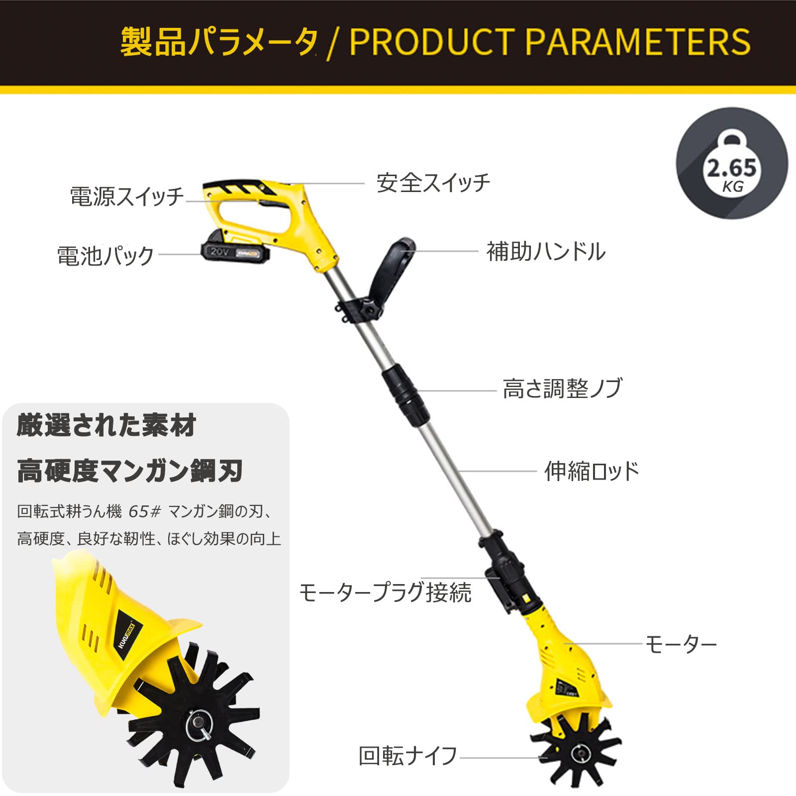 ���ż��̤��� �����ɥ쥹 �ߥ˹̱��� ������ ��ư�̱��� ���̲�ǽ �̱���10mm Ȫ �ڱ� �̤� ���� ����ѵ��� ���� ���� �ڤۤ��� ���̡���ñ��� 18V 2.0Ah ���Ӥ�2����° B