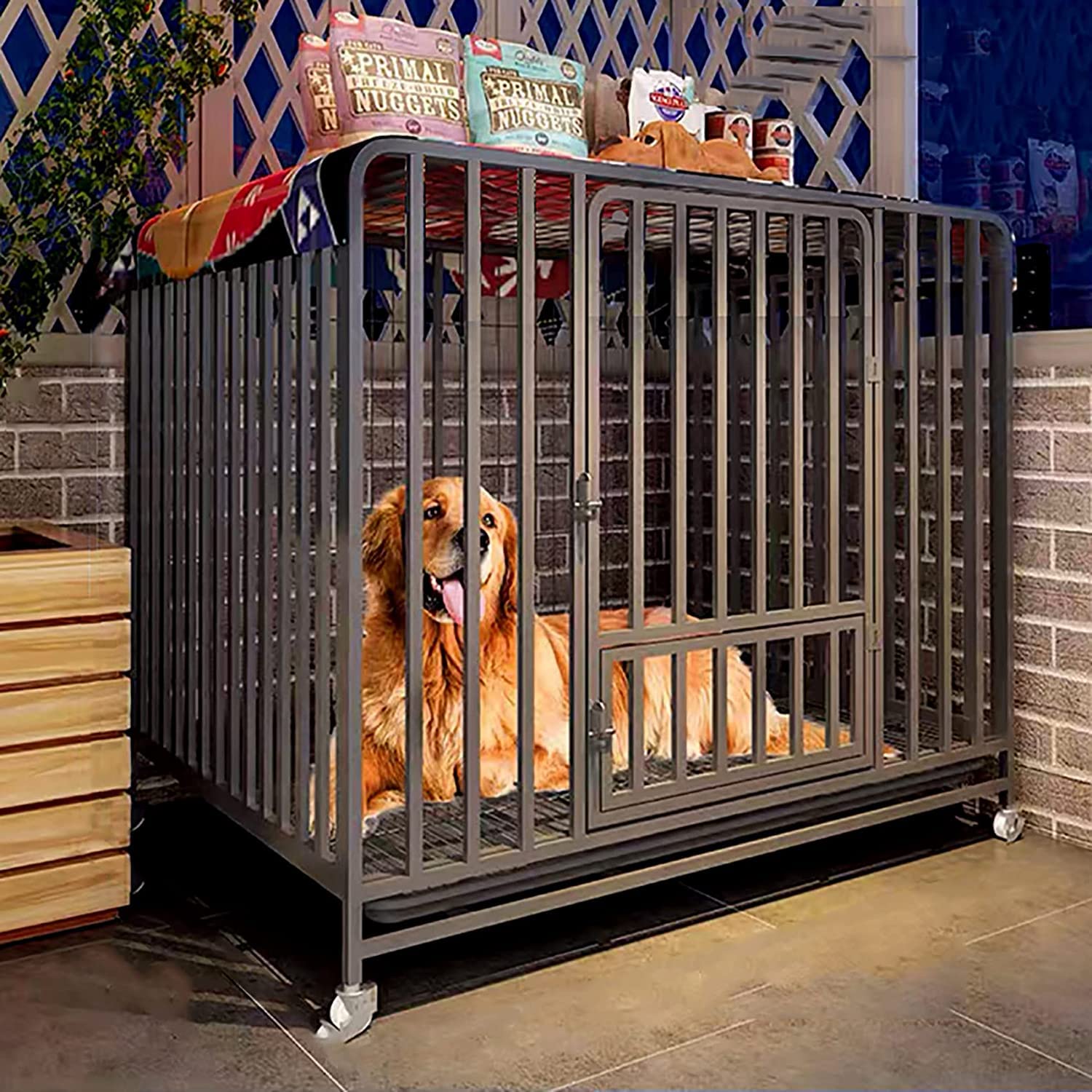 ステンレス 犬小屋 ケージ ゲート ハウス ペット 業務用 店舗用 犬舎 ◇◇