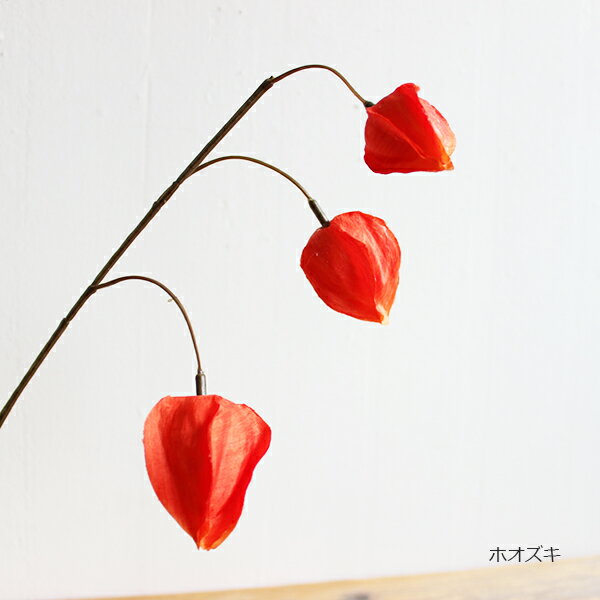 【激安SALE 1月30日まで】【お買い得価格】ホオズキ ほおずき 鬼灯 34cm 造花 フェイクフラワー フェイクグリーン　 ナチュラル グリーンインテリア リアル アーティフィシャルフラワー インテリア雑貨 オブジェ カフェ ナチュラル ディスプレイ装飾