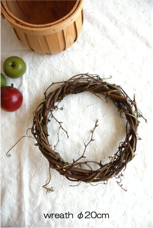 wreath【ドライフラワーリース台20cm】