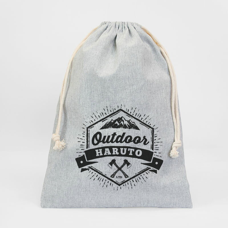 Nombre Insertar logotipo al aire libre Nombre Bolsa de almacenamiento con cordón Bolsa de entrada Zapatos debajo de los zapatos Cambio de ropa — vista 2