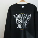 ワカサギ スウェット トレーナー 裏起毛 WAKASAGI FISHING JUNKY 公魚 釣り ヒュッグリー