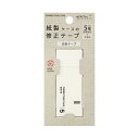 ※代引き不可 同梱不可※北海道、沖縄、離島送料は別途お見積り。※手配完了後は、ご注文キャンセルを承る事が出来ません。何かございましたら事前にお問い合わせ下さい。■サイズ・色違い・関連商品■5mm幅×7.2m 白[当ページ]■5mm幅×7.2m クリーム■6mm幅×7.2m 白■6mm幅×7.2m クリーム■44.2mm幅×10m■商品内容●テープは白い紙に合わせた「白」で、一般的にB罫と呼ばれる横罫線ノートに使いやすい「5mm幅」です。●ケース・内部構造・剥離フィルムなど全てのプラスチックパーツを、燃やすごみとして廃棄が可能なバイオマス素材(紙51%+PP49%)と紙に置き換えたサステナブルな修正テープ。●ケースは無垢な紙の厚みや塊感を感じるスクエアなデザイン。手触りの良いマットな質感です。■商品スペックタイプ：使い切りタイプ引き方：タテ引きテープサイズ：幅5mm×長さ7.2m寸法：69×13×27mm材質：紙パウダー入り合成樹脂「MAPKA」(紙51%+ポリプロピレン49%配合により紙製品に分類)その他仕様：●テープ色:白備考：※先端部でケガをしないように取り扱いに十分ご注意ください。※6歳未満のお子様の手の届かないところに保管してください。※紙への修正用途以外には使用しないでください。※先端が左右に傾いていると転写不良になります。左右方向には傾けないでご使用ください。■送料・配送についての注意事項●本商品の出荷目安は【5 - 11営業日　※土日・祝除く】となります。●お取り寄せ商品のため、稀にご注文入れ違い等により欠品・遅延となる場合がございます。●本商品は仕入元より配送となるため、沖縄・離島への配送はできません。[ 35498006 ]