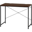 【タイムSALE ポイント5倍】 パソコンデスク ワークデスク 約幅95cm ブラウン 組立品 リビング ダイニング 子供部屋 在宅ワーク テレワーク【代引不可...