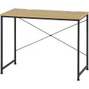 【タイムSALE ポイント5倍】 パソコンデスク ワークデスク 約幅95cm ナチュラル 組立品 リビング ダイニング 子供部屋 在宅ワーク テレワーク【代引不...