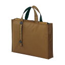 【タイムSALE ポイント5倍】 LIHIT LAB. キャリングバッグ(2ウェイタイプ) ワイド B4 茶 A-7651-9-BR
