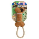 【タイムSALE ポイント5倍】 (まとめ)牛革スーパートイ ボーン【×5セット】 (犬用玩具)