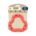 【タイムSALE ポイント5倍】 (まとめ)ハウンズ フープ レッド【×3セット】 (犬用玩具)