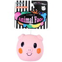 【タイムSALE ポイント5倍】 (まとめ)アニマルフェイス ぶたさん【×5セット】 (犬用玩具)