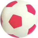 【タイムSALE ポイント5倍】 (まとめ)わんわんサッカー ピンク【×3セット】 (犬用玩具)