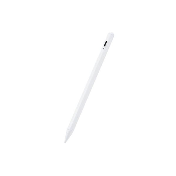 【P8倍！6/1ワンダフルデー+楽天勝利+楽天C】 エレコム iPad用タッチペン（充電式） P-TPACSTAP05WH