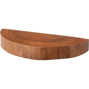 【ポイント5倍】 ウォールシェルフ ブラウン 約W30×D14×H3.5cm