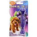 【7/20・21 P9倍】 (まとめ)かみかみフルーツボーン セミハード Sサイズ グレープ(×5セット) (犬用玩具)