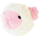 【タイムSALE ポイント5倍】 (まとめ)まんまるズーズー ヒツジ【×5セット】 (犬用玩具)