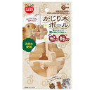 【タイムSALE ポイント5倍】 (まとめ)かじり木ボール【×3セット】 (小動物用品/玩具)