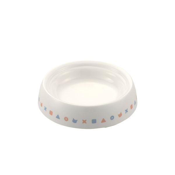 【文化の日 ★ポイント5倍！】 （まとめ）ネコちゃんの食べやすい食器SS ライン【×3セット】 (猫用品/食器)