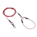 【5/5 ポイント9倍】 ヤマヒサ タフギア ロングワイヤーチェーン プラス 4.5mm レッド (首輪)(ペット用品)(4)