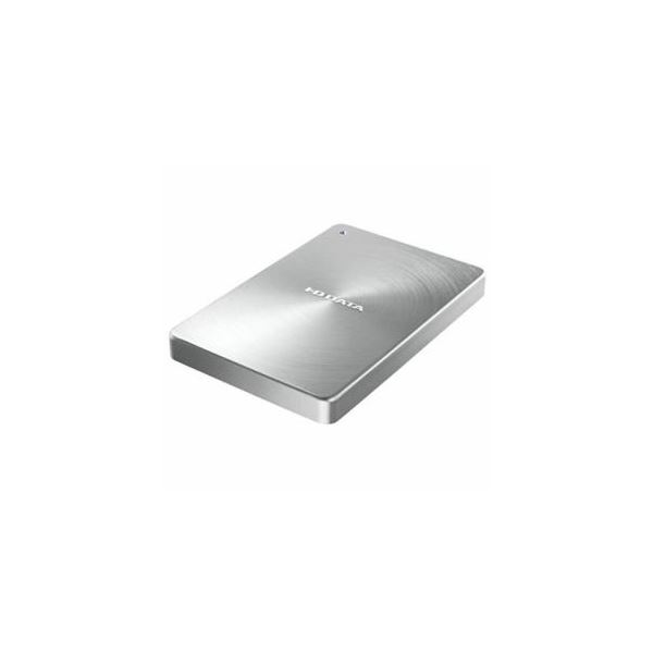 【本日ポイント5倍 ショップPアップ+ヴィッセル勝利】 IOデータ USB 3.1 Gen1 Type-C対応 ポータブルハードディスク「カクうす」2.0TB シルバー HDPX-UTC2S 1