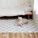 【タイムSALE ポイント5倍】 フロアマット 約178×196cm CT折 折りたたみ 撥水 軽量 リバーシブル 水拭き可 防音対策 クッションプレイマット ...