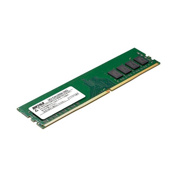 【ポイント5倍！】 バッファロー PC4-2666対応288ピン DDR4 SDRAM U-DIMM 8GB MV-D4U2666-S8G 1枚