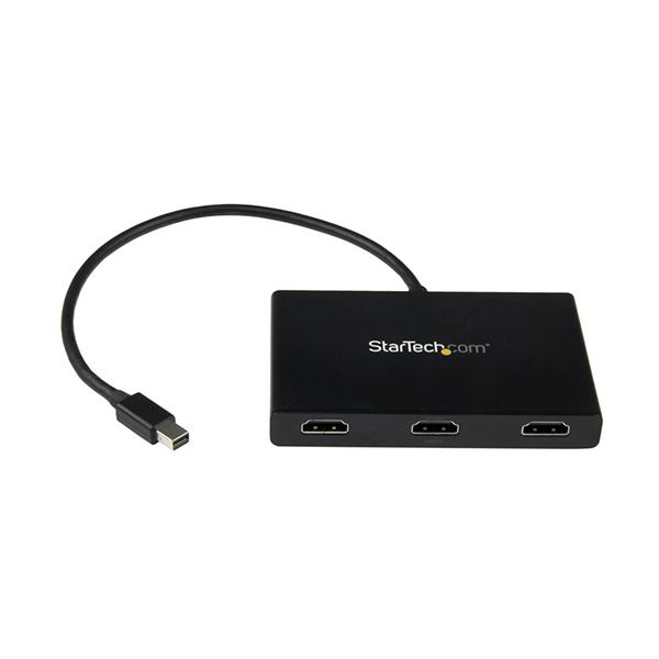 【ポイント6倍！】 StarTech.com 3ポートMSTハブ Mini DisplayPort-3xHDMI 4K対応 Windowsのみ対応 MSTMDP123HD 1台