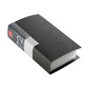  (まとめ) バッファローCD&DVDファイルケース ブックタイプ 72枚収納 ブラック BSCD01F72BK 1個 