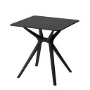 【7/18 ポイント10倍】 センターテーブル リビングテーブル 約幅70×奥行70×高さ73cm ブラック 組立品 リビング ダイニング インテリア家具