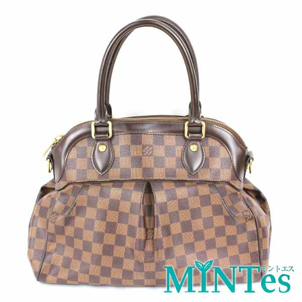 Rakuten - Louis Vuitton ルイヴィトン ダミエ トレヴィ PM 2WAY ハンドバッグ N51997 エベヌ ダミエキャンバス 大容量 【中古】