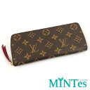 Louis Vuitton ルイヴィトン モノグラム ポルトフォイユ クレマンス ラウンドファスナー長財布 M60742 フューシャ モノグラムキャンバス 【中古】(4)
