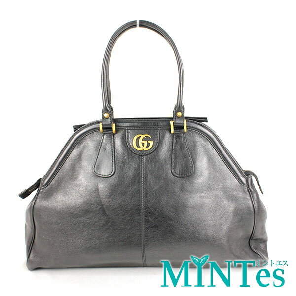 gucci///////////////\\\\\\\\\\\\\\\\\\\\\\\\\\\\\\\\\\\\\\\\\\\\\\\\\\\\\\\\\\\\\\\' - Gucci グッチ GGマーモント ラージ トップハンドル ショルダーバッグ 515937 ブラック レザー 小旅行 大容量 黒 革 【中古】