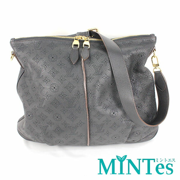乐天商城 - Louis Vuitton ルイヴィトン マヒナ セレネ PM 2WAY ショルダーバッグ M94035 ノワール マヒナレザー 大容量 小旅行 【中古】