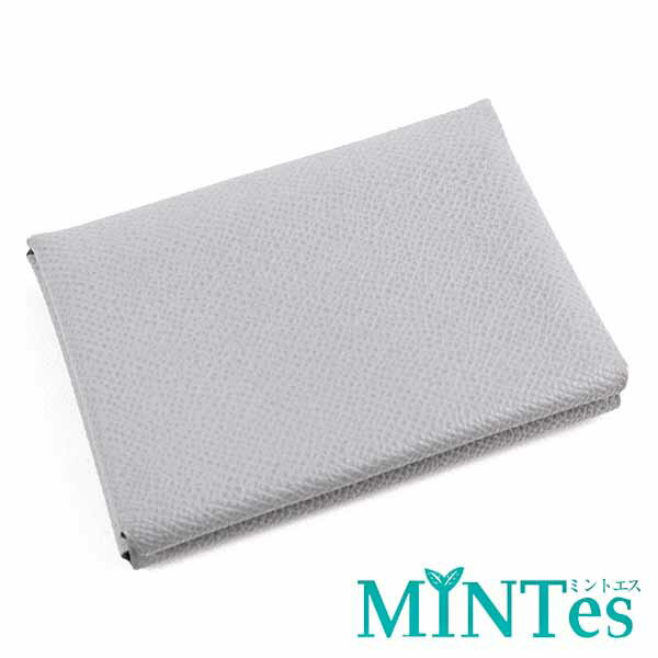 樂天商城 - Hermes エルメス カルヴィ デュオ カードケース グレー レザー ユニセックス 小物ケース 小物入れ シンプル スタイリッシュ 【中古】