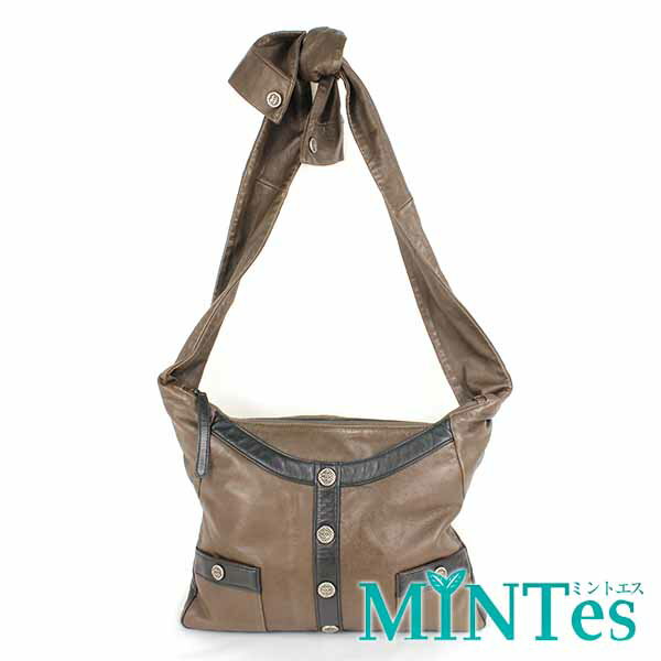 樂天商城 - Chanel シャネル ガールシャネル レザー ショルダーバッグ ブラウン レザー バッグ 個性的 ジャケット スタイリッシュ 【中古】