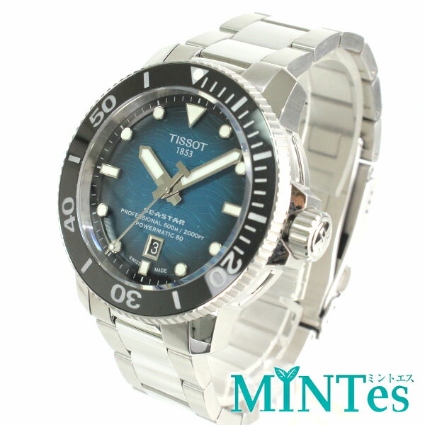 樂天商城 - Tissot ティソ シースター2000 プロフェッショナル メンズ腕時計 T120.607.11.041.01 ブルー シルバー SS ラバー 【中古】