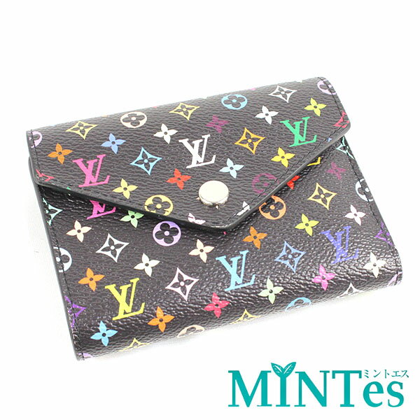 Other - Louis Vuitton ルイヴィトン モノグラム マルチカラー LV×TM ポルトフォイユ ヴィクトリーヌ 二つ折り財布 M14163 ノワール キャンバス 【中古】