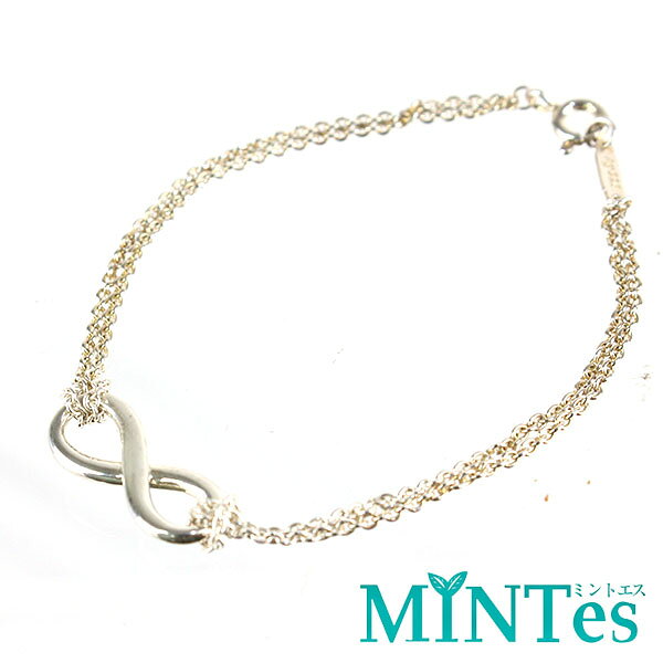 Tiffany ティファニー インフィニティ ブレスレット シルバー アクセサリー シンプル スタイリッシュ デイリー 【中古】