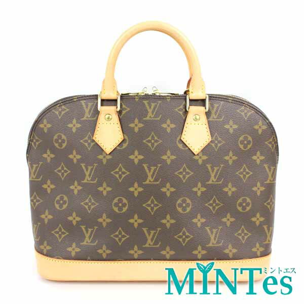 Louis Vuitton ルイヴィトン モノグラム アルマ ハンドバッグ M51130 ブラウン モノ グラムキャンバス スタイリッシュ 【中古】 1