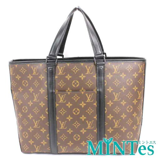 Louis Vuitton ルイヴィトン モノグラム マカサー ウィークエンド PM 2WAY トートバッグ M45734 ブラウン キャンバス レザー 【中古】 Louis Vuitton ルイヴィトン モノグラム マカサー ウィークエンド PM 2WAY トートバッグ M45734 ブラウン キャンバス レザー 【中古】