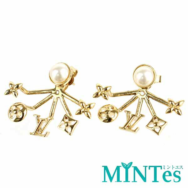 美品 Louis Vuitton ヴィトン ピアス シルバー コリエ ギャンブル 美品 Louis Vuitton ヴィトン ピアス シルバー コリエ ギャンブル