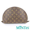 Louis Vuitton ルイヴィトン モノグラム トゥルース ドゥミロンド ポーチ M47520 ブラウン キャンバス バッグ 【中古】