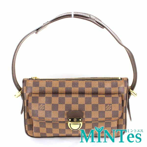 樂天商城 - Louis Vuitton ルイヴィトン ダミエ ラヴェッロ GM ショルダーバッグ N60006 エベヌ ダミエキャンバス 【中古】