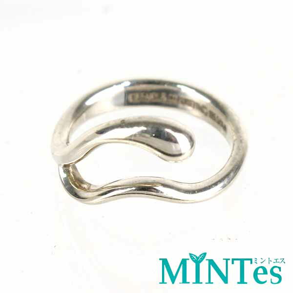 樂天商城 - Tiffany ティファニー エルサペレッティ ティアドロップ リング シルバー SV925 アクセサリー ワンポイント デイリー シンプル 約9号 【中古】