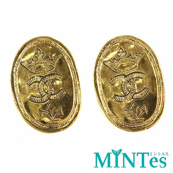 樂天商城 - Chanel シャネル ココマーク イヤリング ゴールド GP アクセサリー ワンポイント スタイリッシュ 【中古】