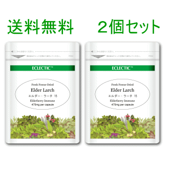 Rakuten - 【ネコポスで送料無料】ECLECTIC(エクレクティック) エルダー・ラーチ Ecoパック (15カプセル) 2個セット 【ECLECTIC(エクレクティック)】エコパック ec810